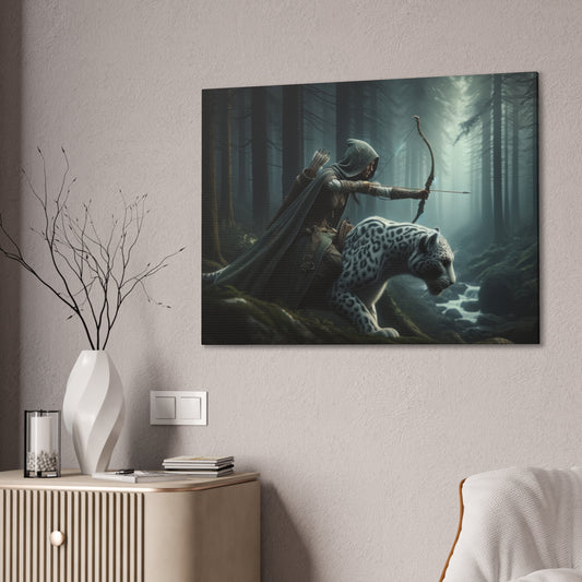 "Sleek Hunters"  Canvas Stretched, 0.75" - Print