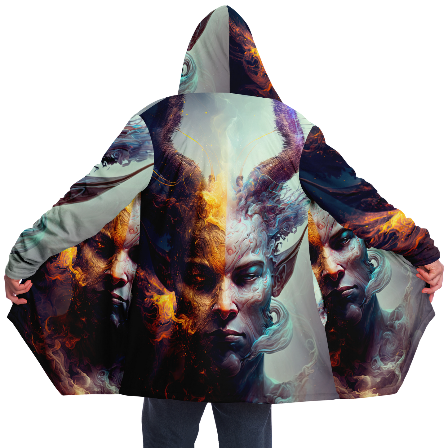 Minotaur Dreaming Microfleece Cloak