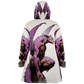 Zephyrion The Violet Winged Draconian Microfleece Cloak