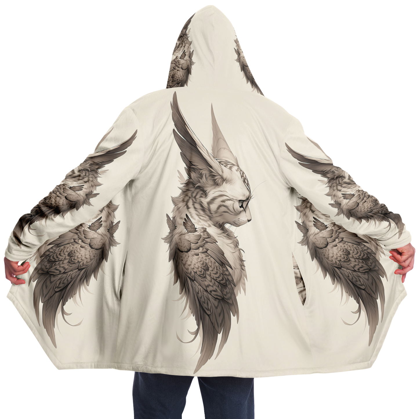 Wing Eared Cat Microfleece Cloak