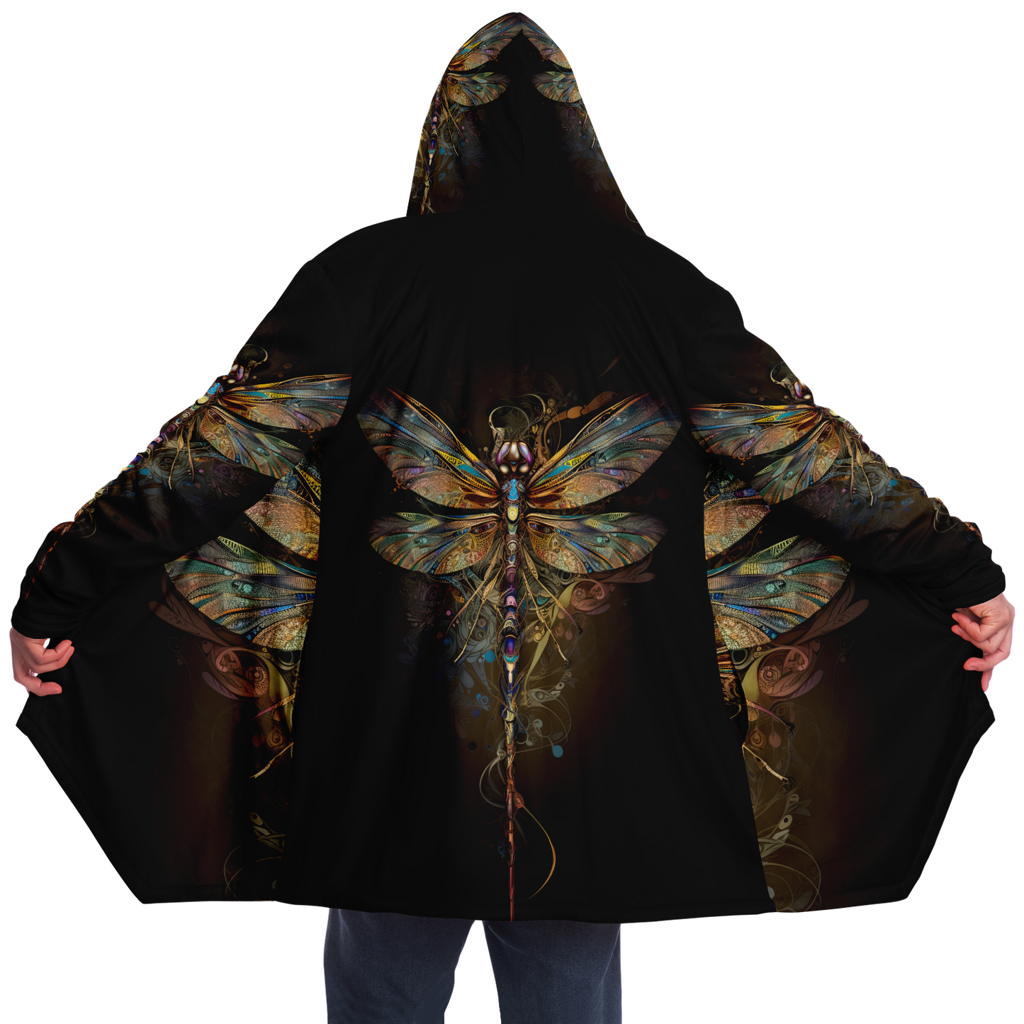 Dragonfly Dreaming Microfleece Cloak