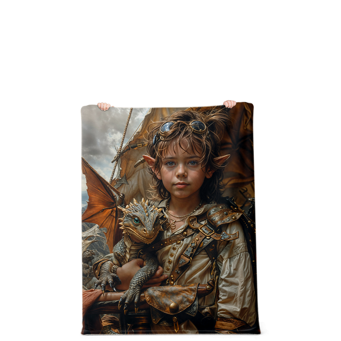 Premium Microfleece Sky Pirate Cadets Blanket