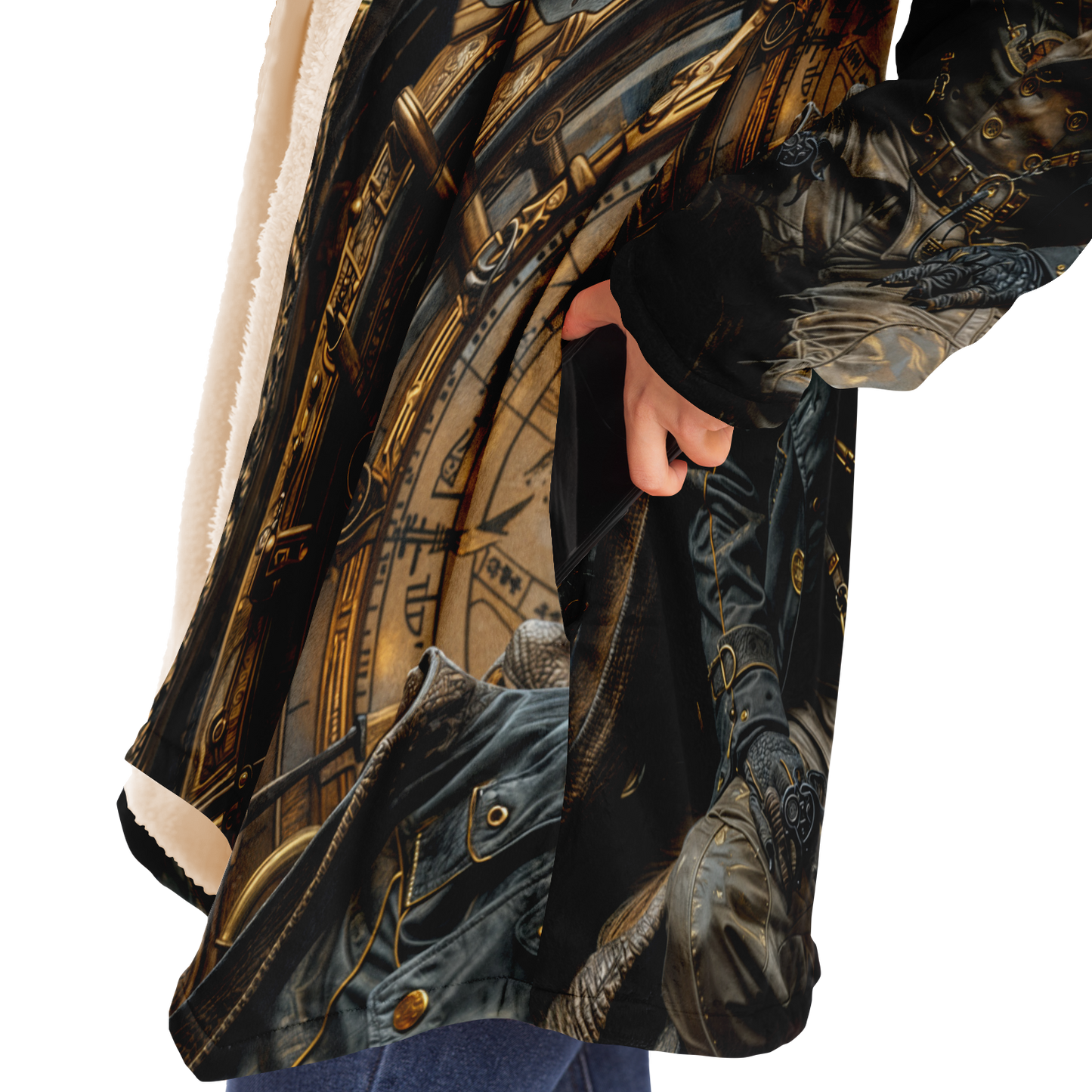 Time Dealer Microfleece Cloak