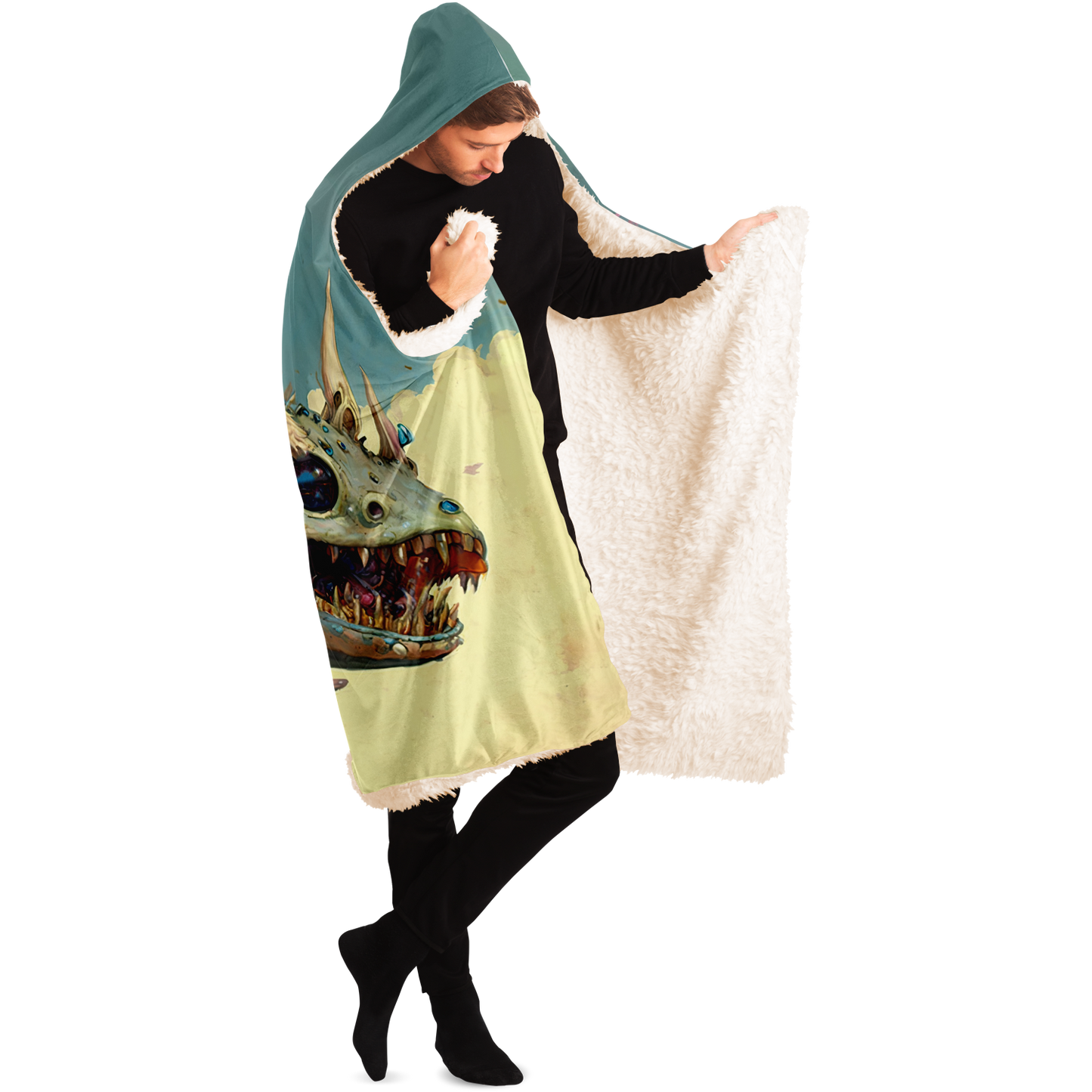 Junior Sky Pirate Hooded Blanket