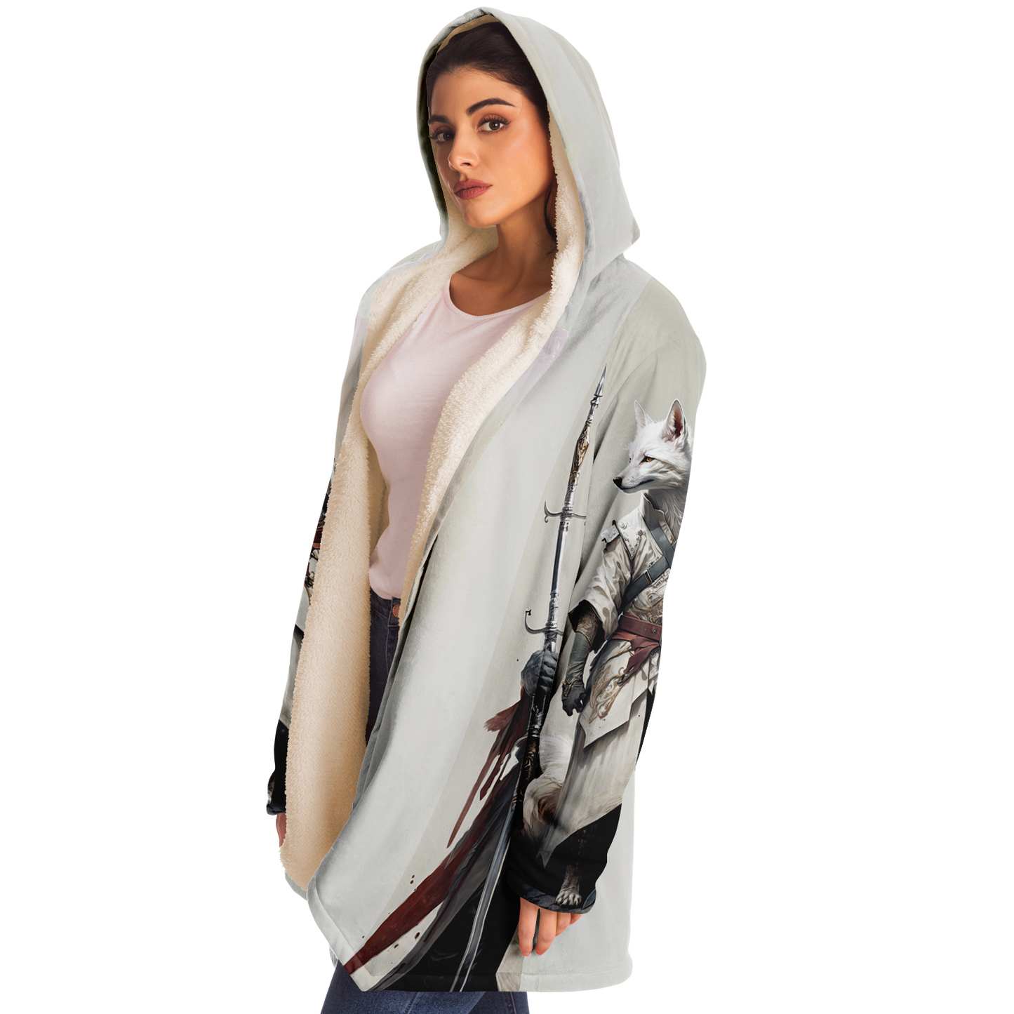 Fox Paladin Microfleece Cloak