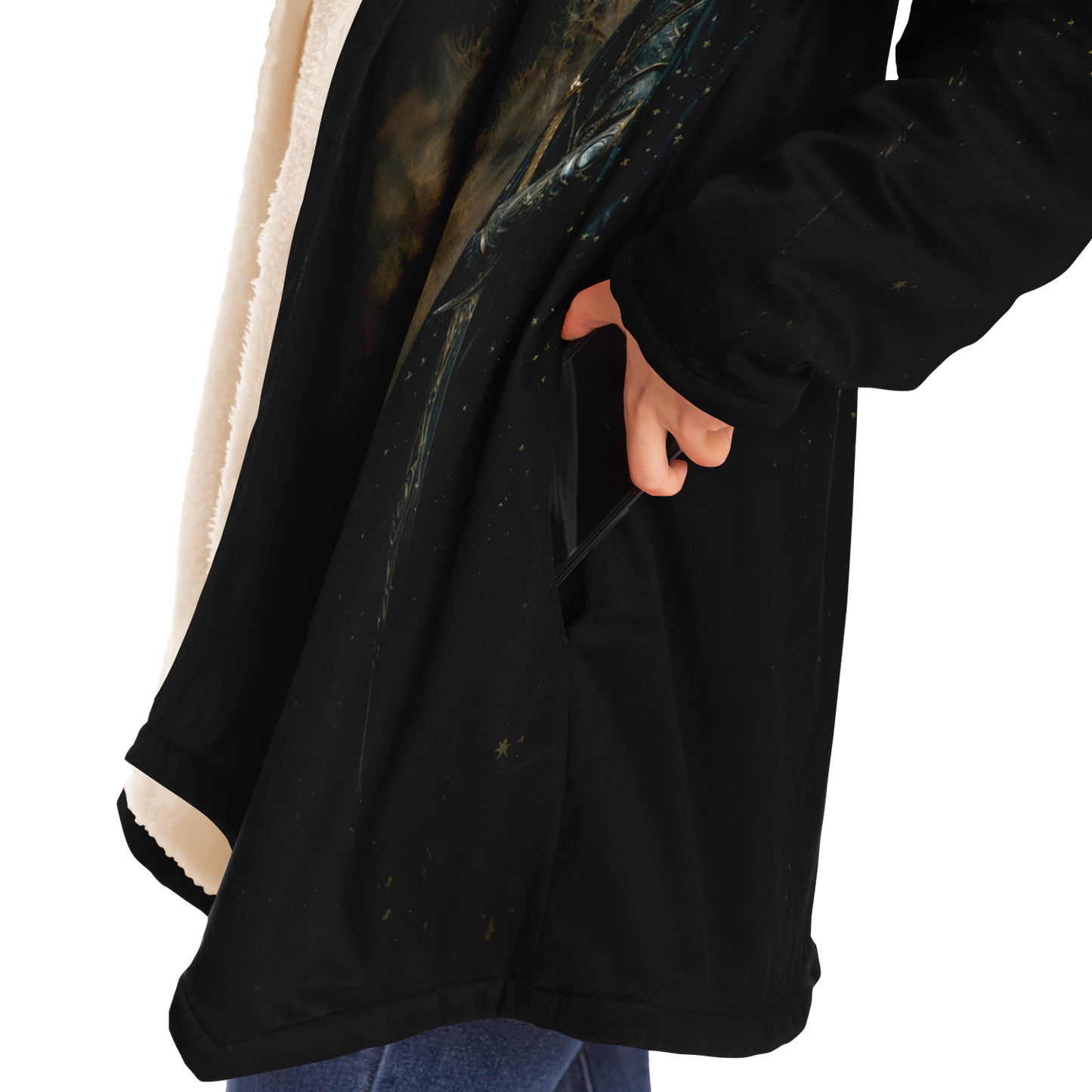 Shadows Of The Eternal Knight Microfleece Cloak