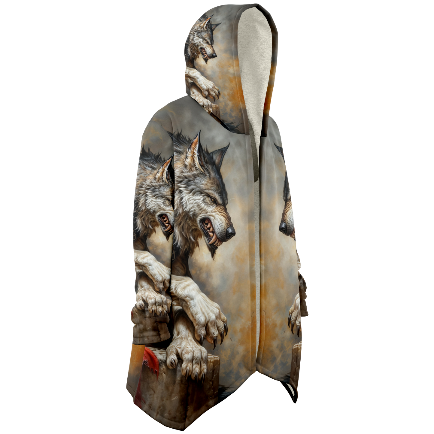 Dracowolf Microfleece Cloak