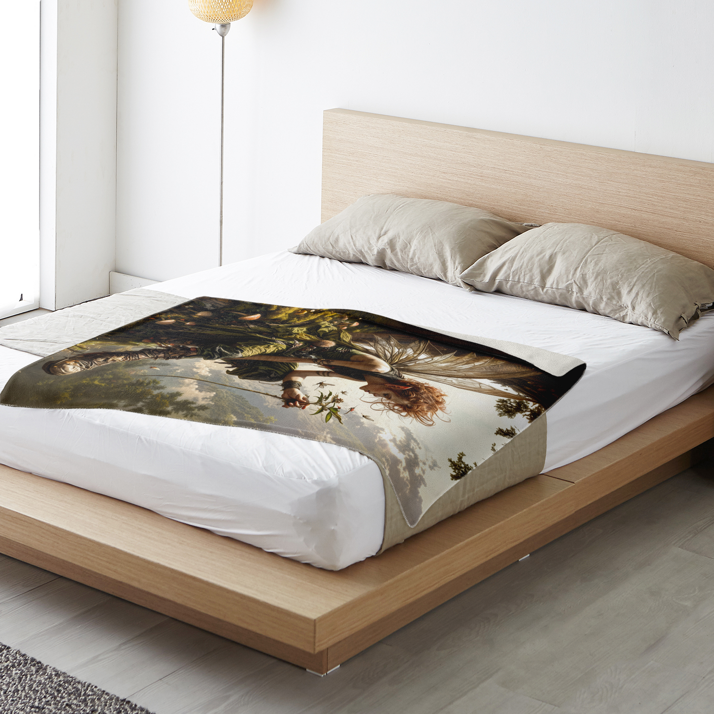 The Woodland Muse Premium Microfleece Blanket