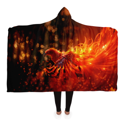 Blazing Grace Phoenix Hooded Blanket