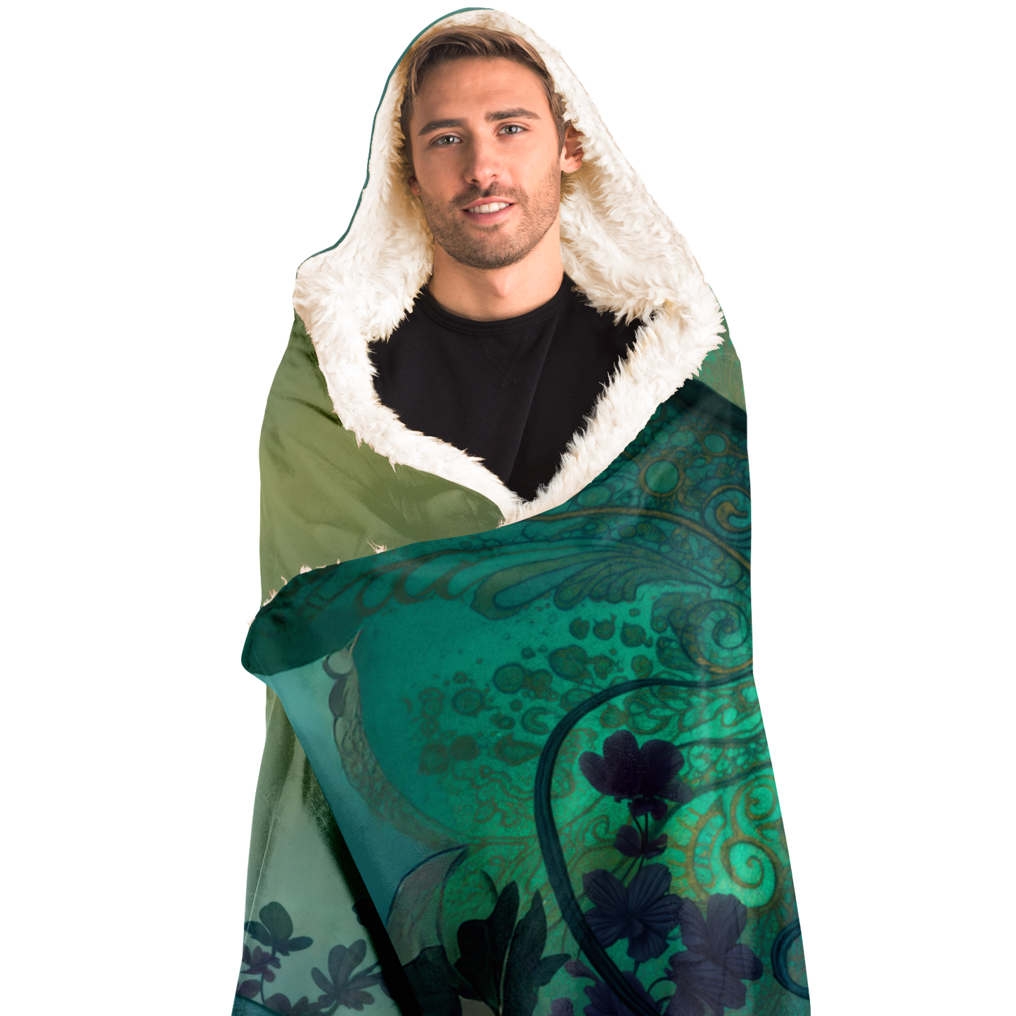 Silent Eyes Hooded Blanket