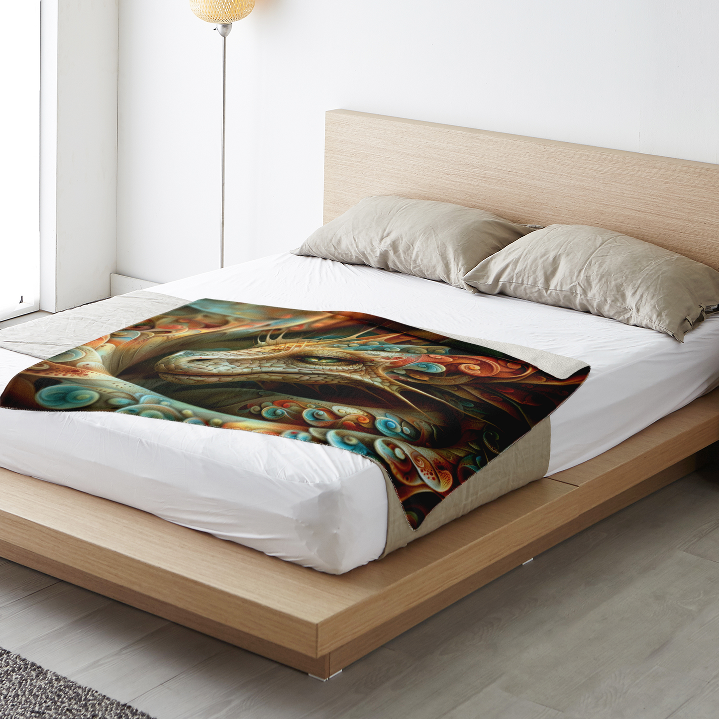 Premium Microfleece Spiralwyrm Blanket