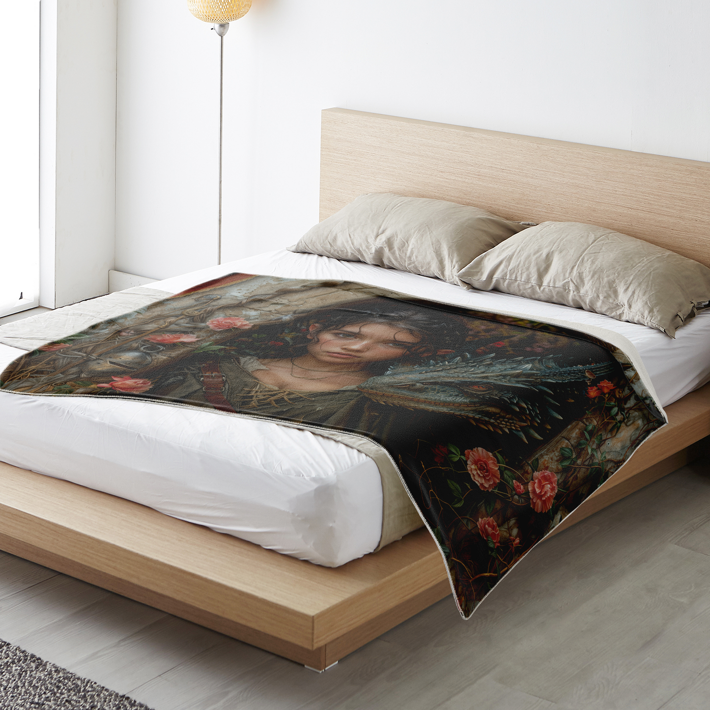 The Secret Garden Premium Microfleece Blanket