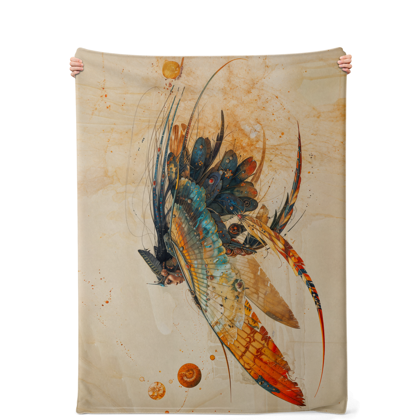 Feather Fae Divebomb Premium Microfleece Blanket