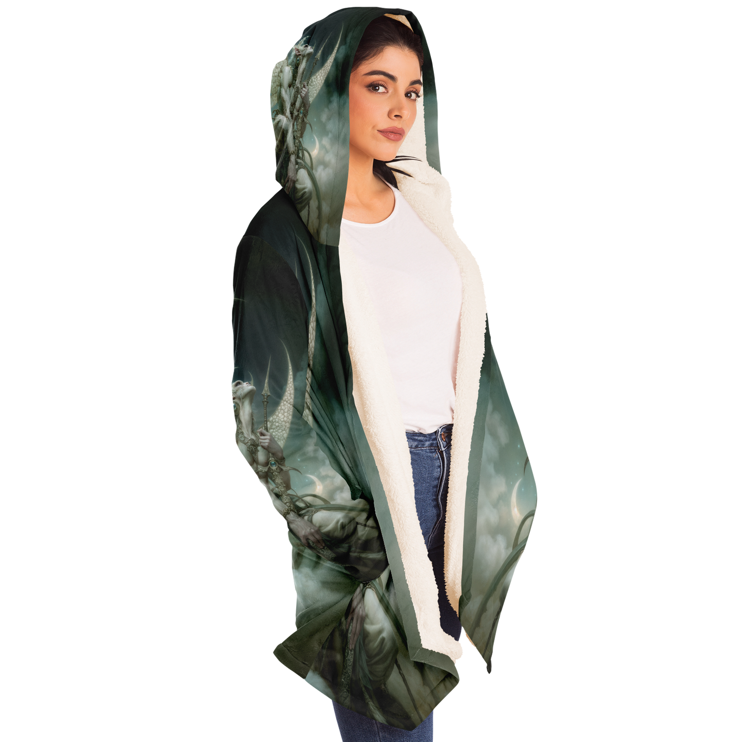 The Eternal Moons Celestial Warrior Microfleece Cloak