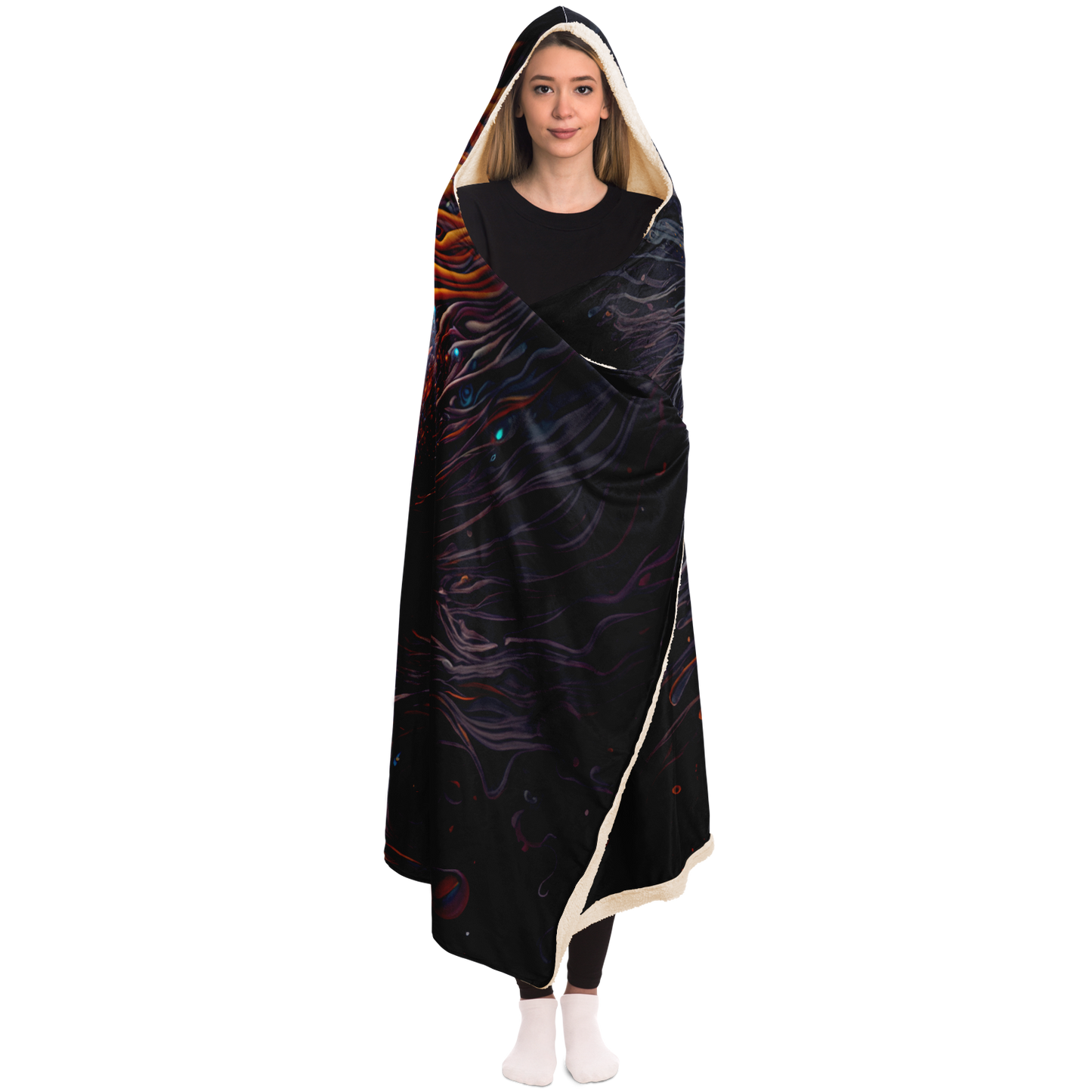 Liquid Dream Sight Hooded Festival Blanket