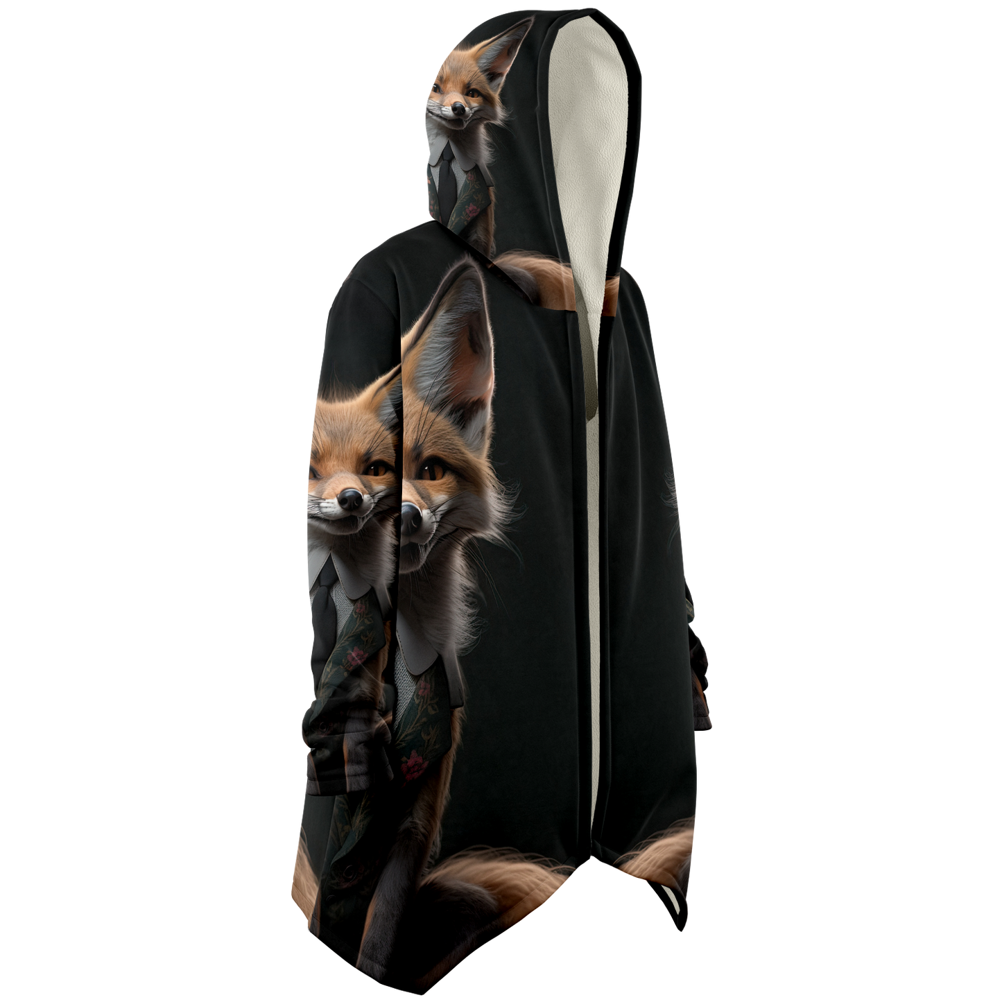 Mr Sleek Fox Microfleece Cloak