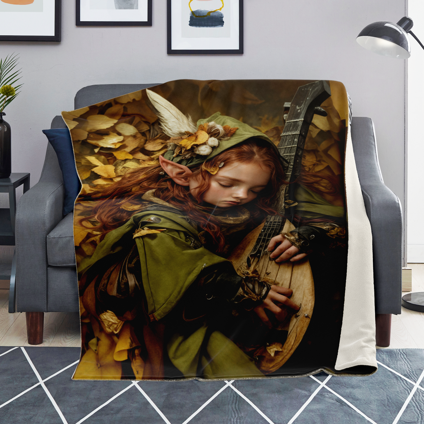 Broken Premium Microfleece Blanket