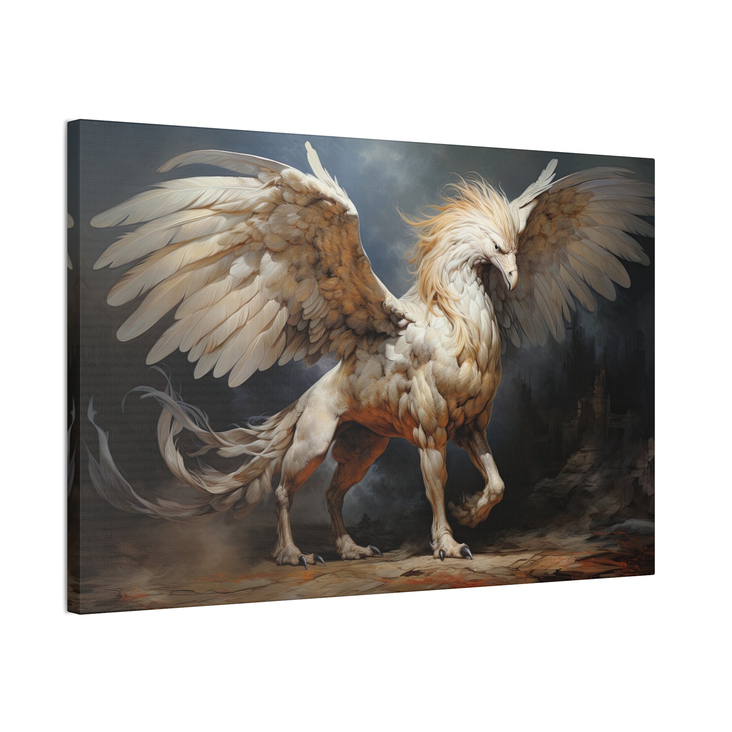 "Hippogriff Havoc"  Canvas Stretched, 0.75" - Print