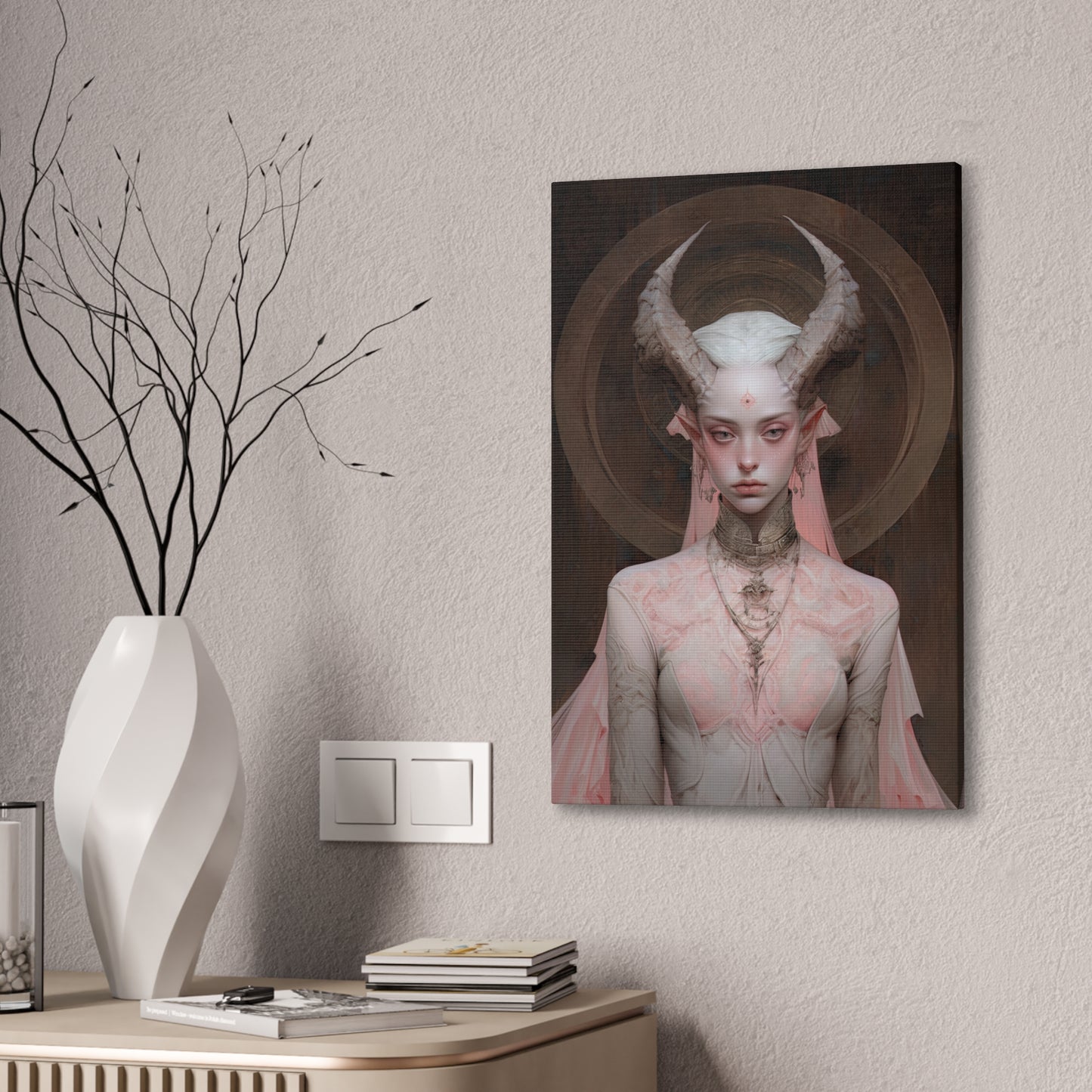 "Faun Princess" Canvas Stretched, 0.75" - Print