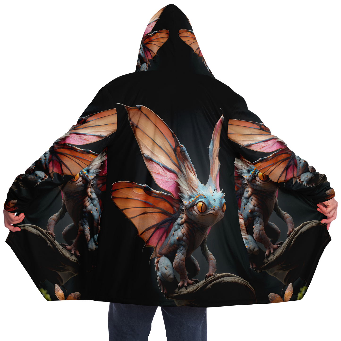 Pixie Butterfly Bug Microfleece Cloak