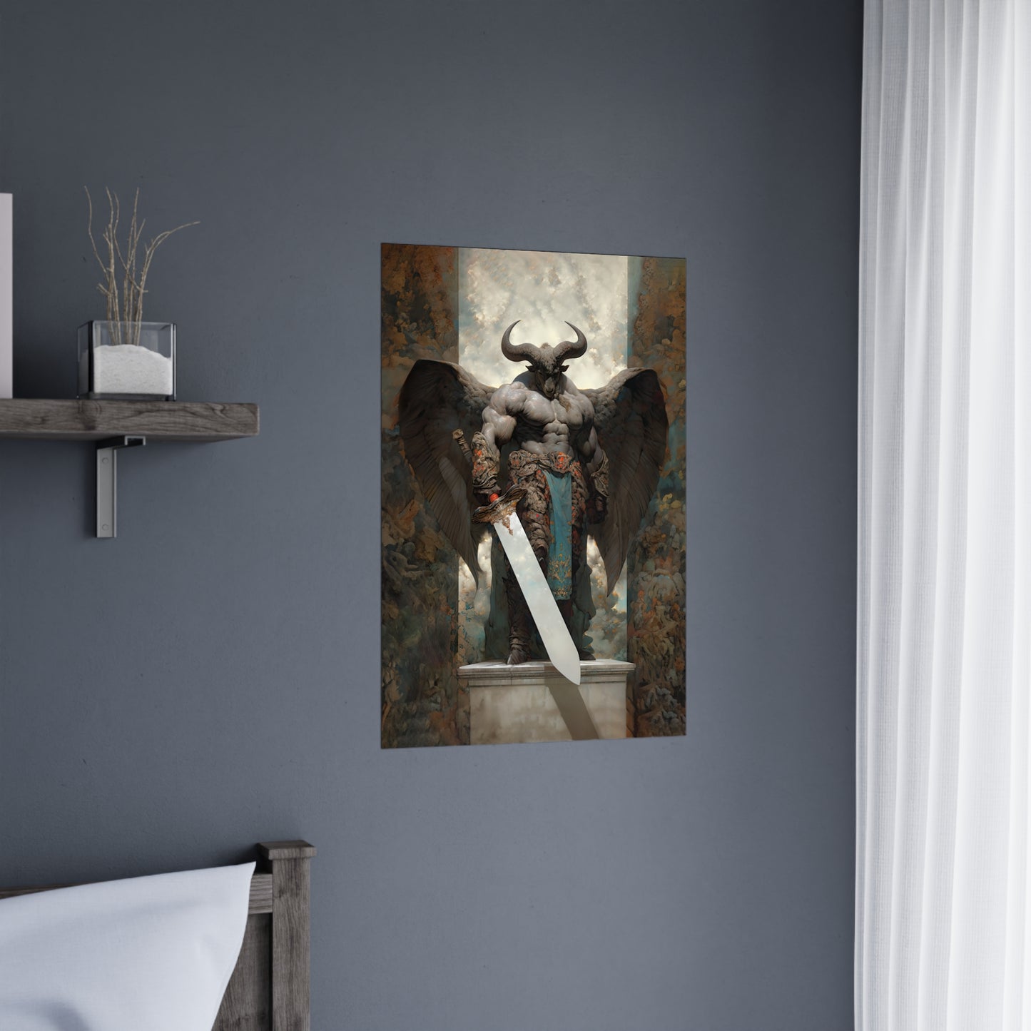 "Winged Minotaur" Poster - Print