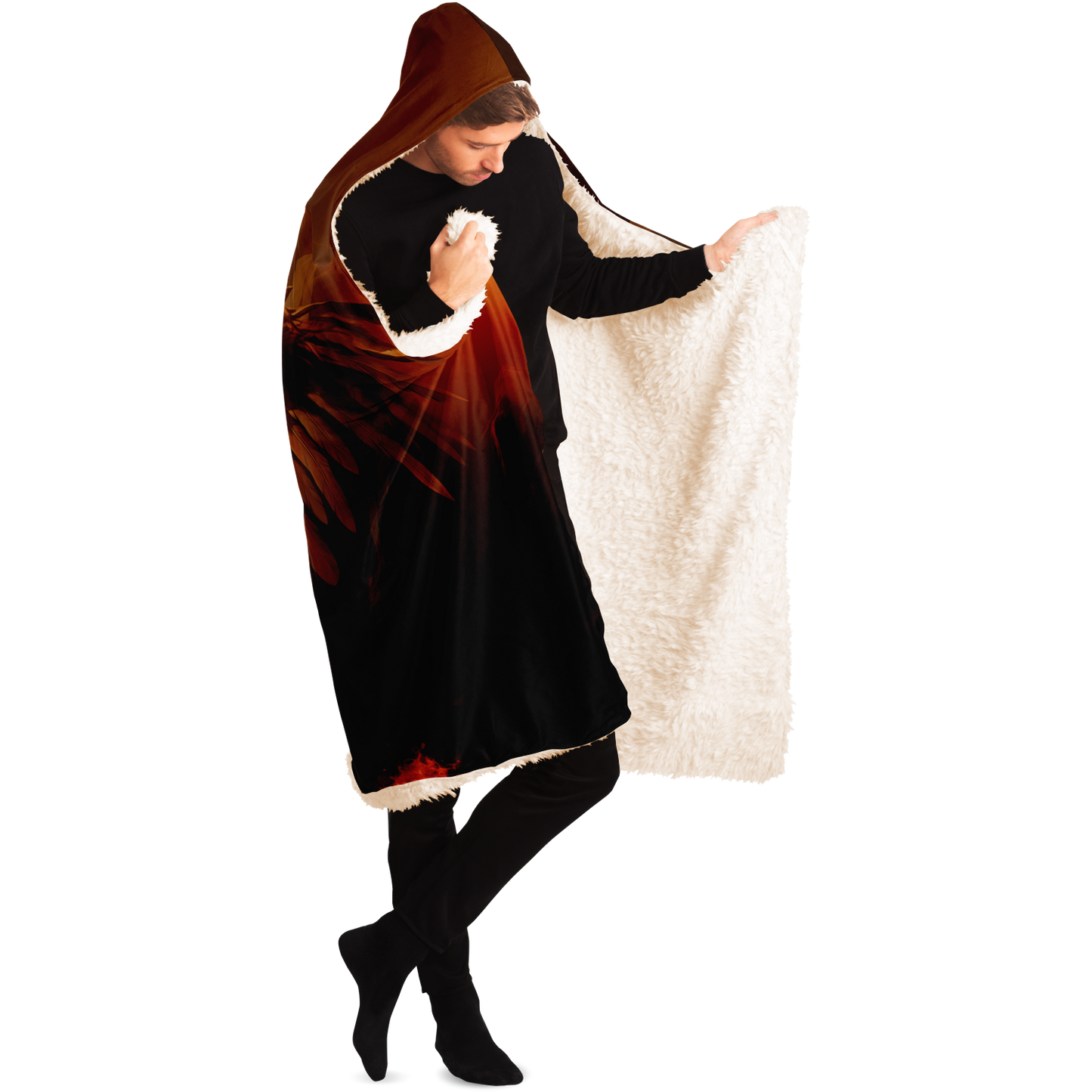 Inferno Griffon Hooded Blanket