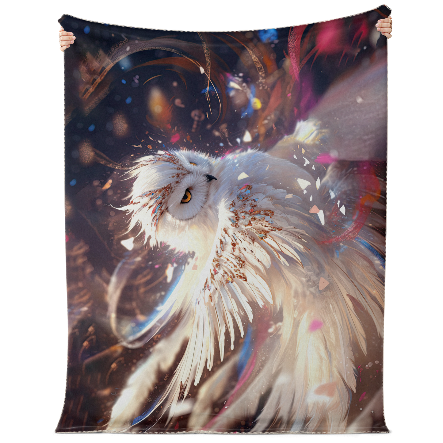 Owl Magic Premium Microfleece Blanket