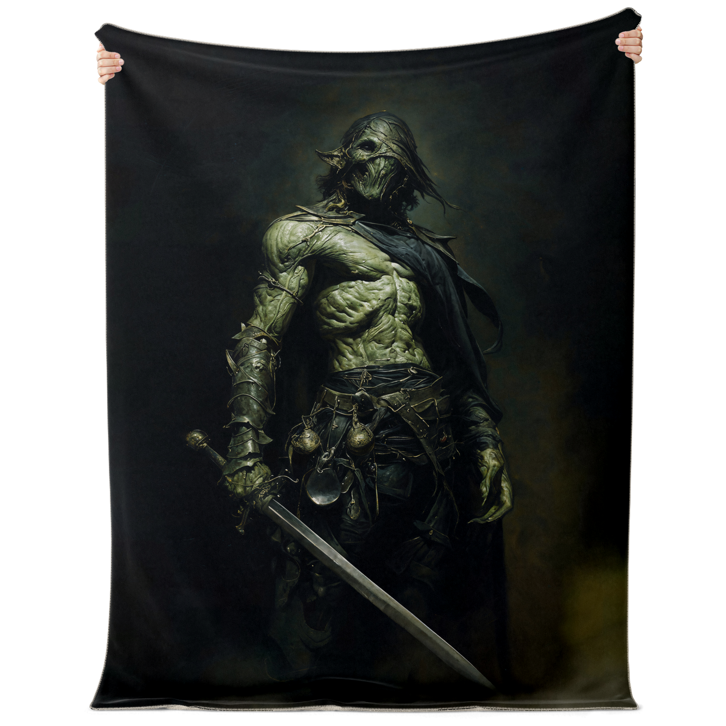 Dark Elf (The Damned) Premium Microfleece Blanket