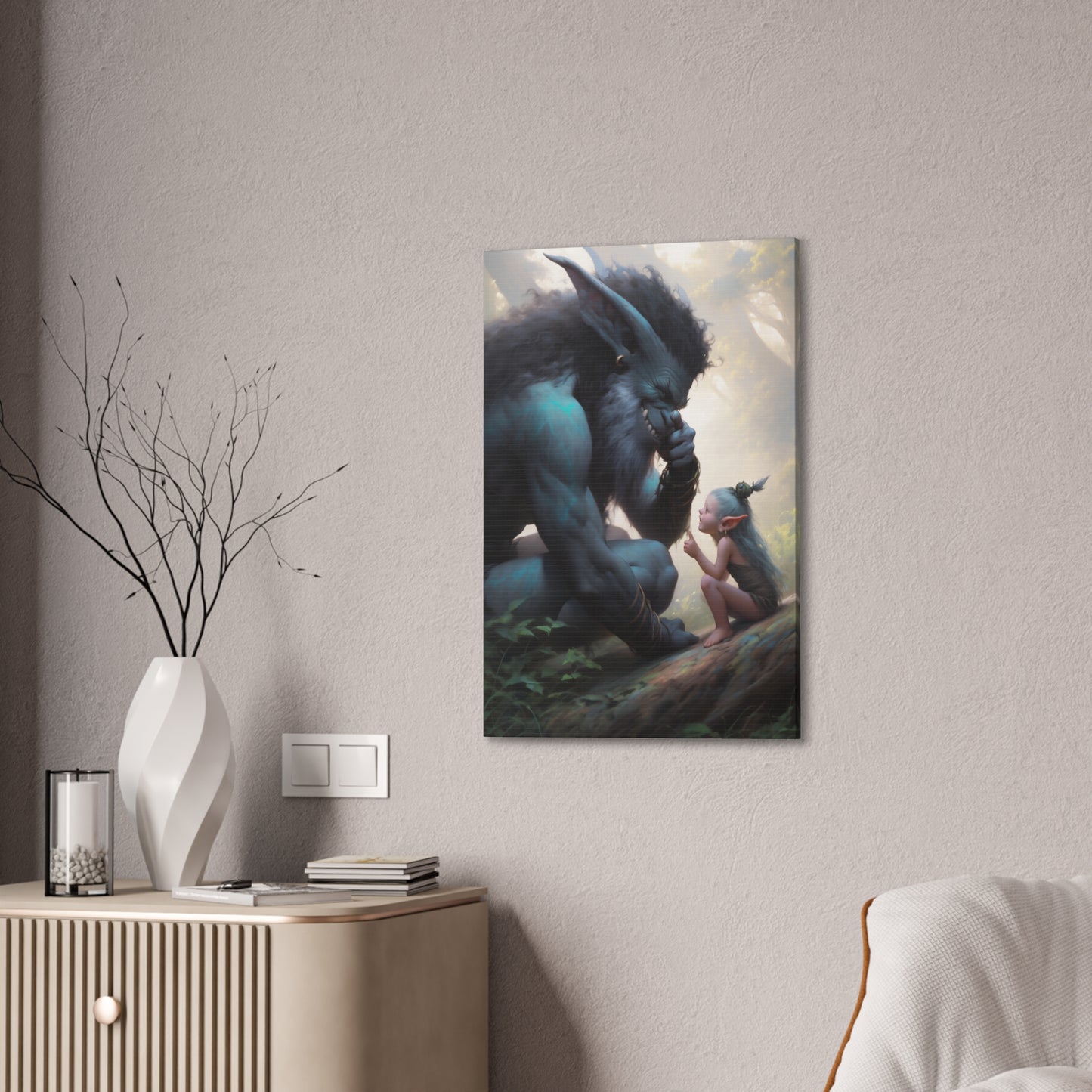 "Tall Tales" Canvas Stretched, 0.75" - Print