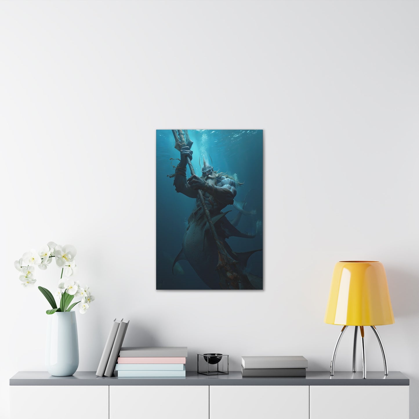 "Lord Of The Deep" Canvas Stretched, 0.75" - Print