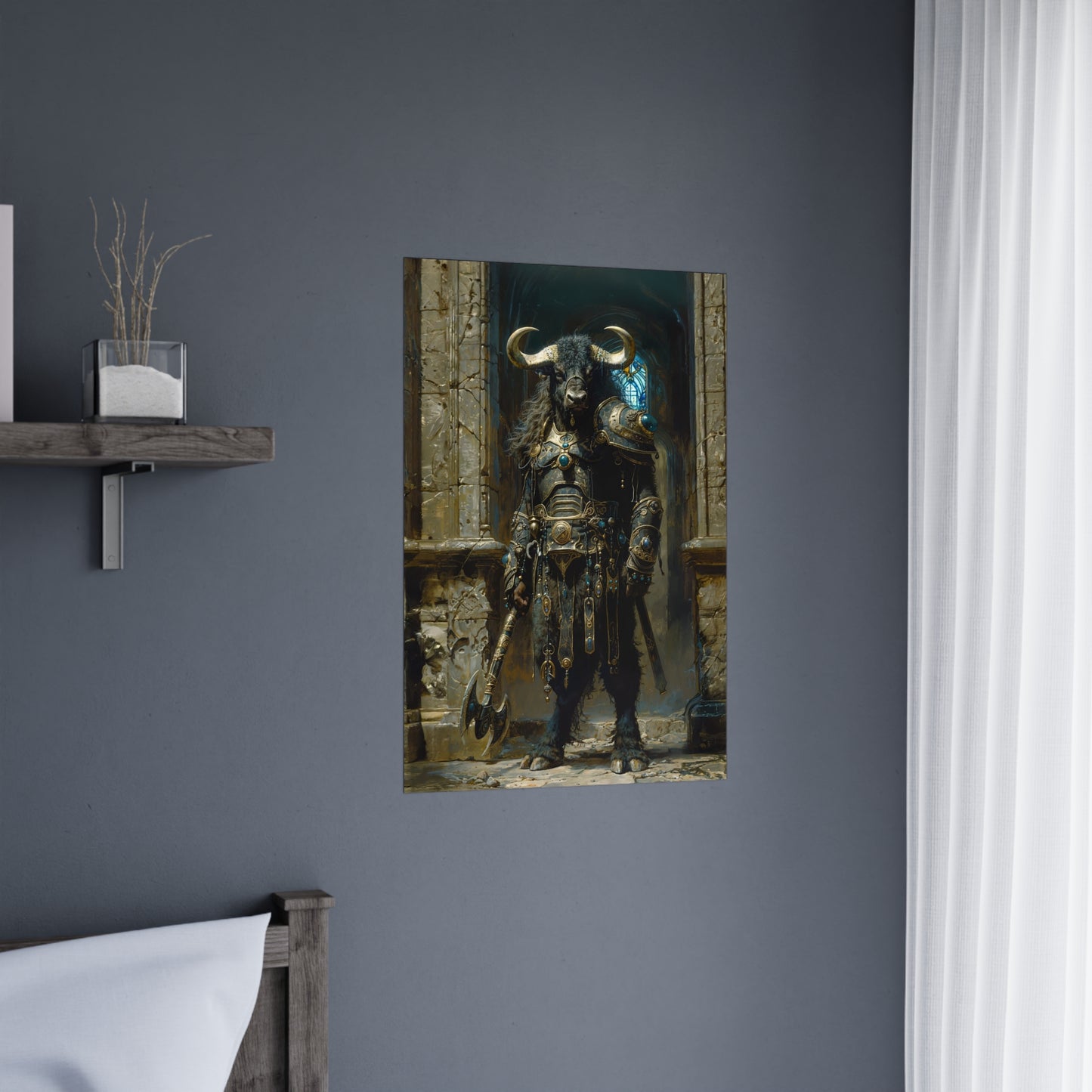 "Minotaur Centurion" Poster - Print