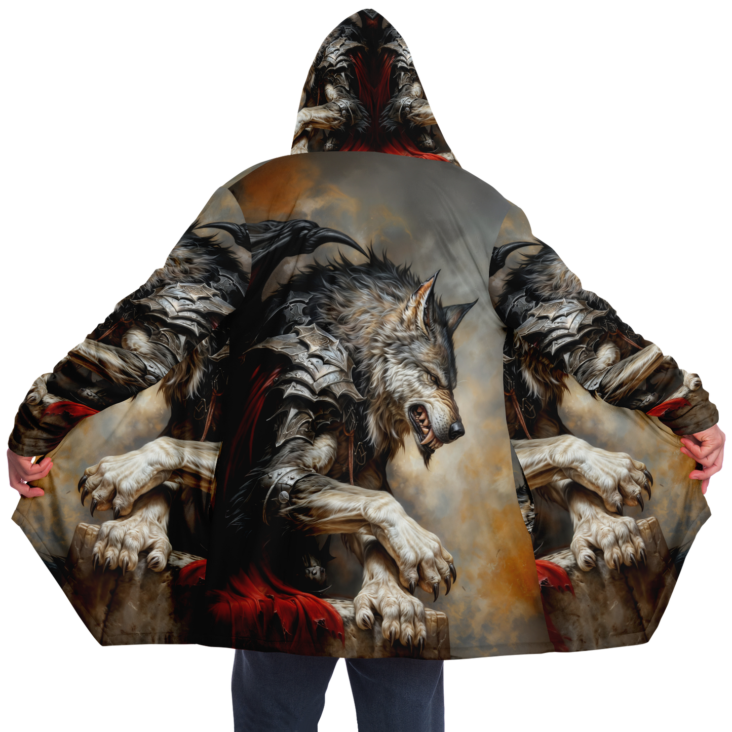 Dracowolf Microfleece Cloak