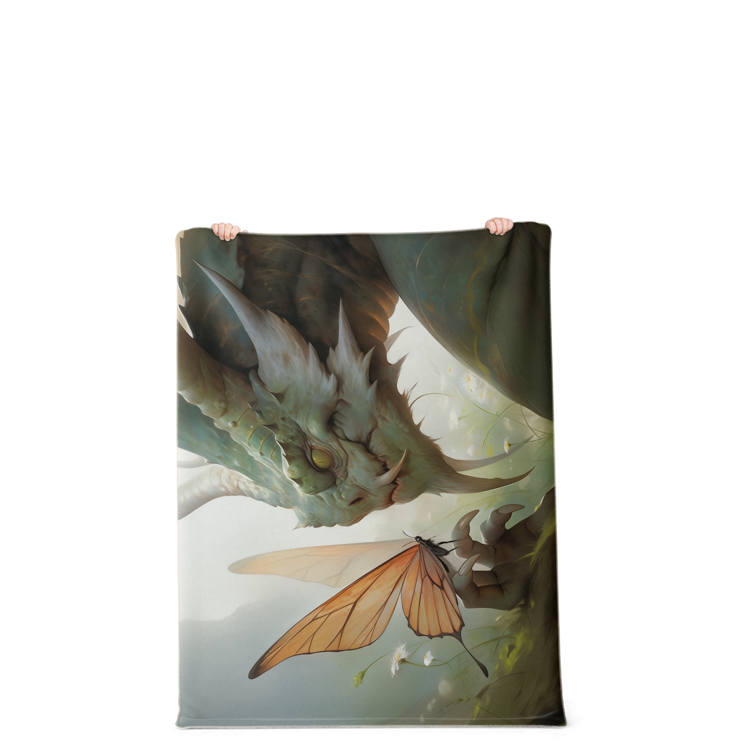 Fire and Flutter Premium Microfleece Blanket