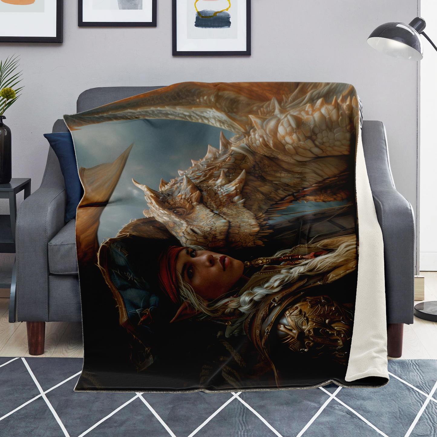 Stormriders of the Skies Premium Microfleece Blanket