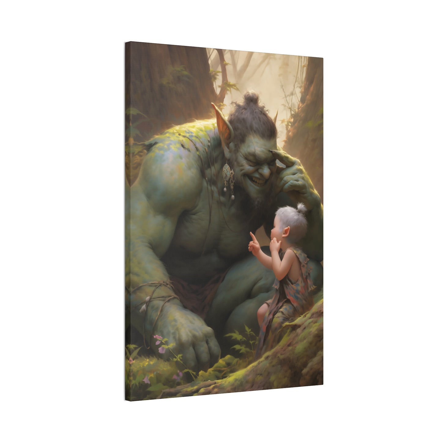 "Thunderchuckle and Pixie Snicker" Canvas Stretched, 0.75" - Print