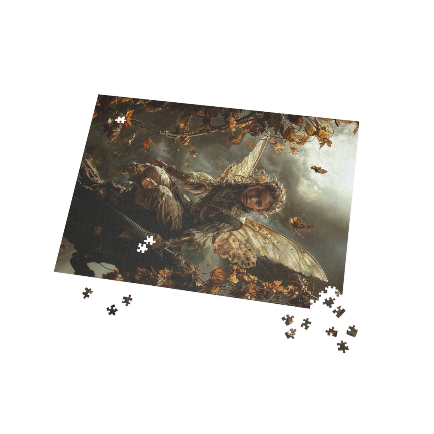 "Autumns Winged Watcher" Puzzle (500, 1000-Piece)