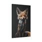 "Mr Sleek Fox" Canvas Stretched, 0.75" - Print