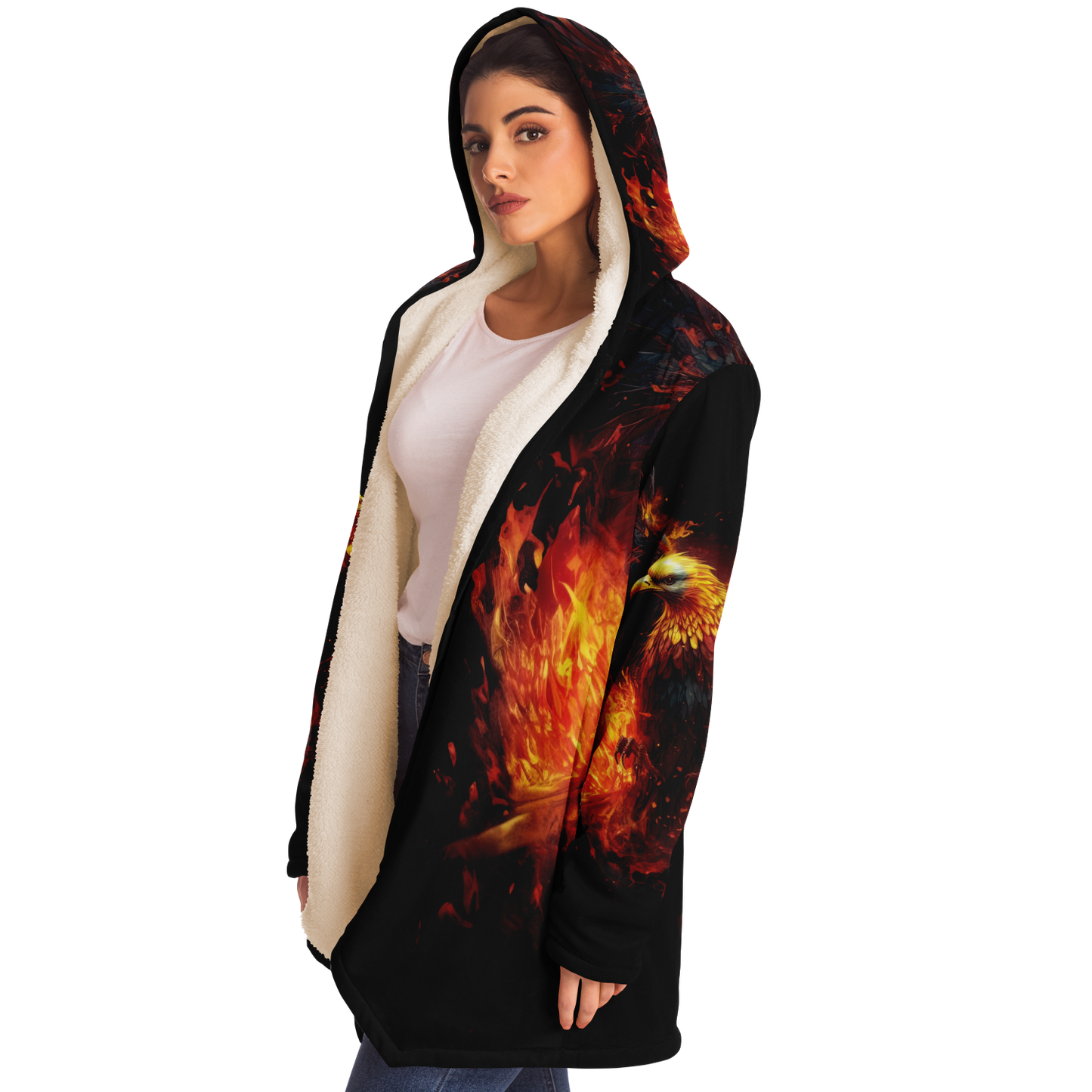 Phoenix Resurrection Microfleece Cloak