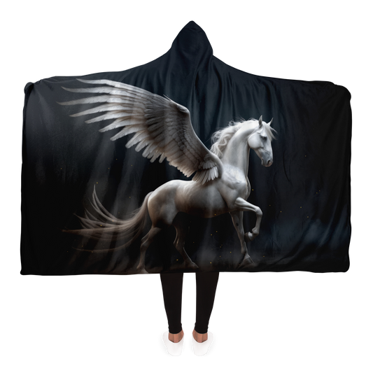 Ethereal Pegasus Hooded Blanket