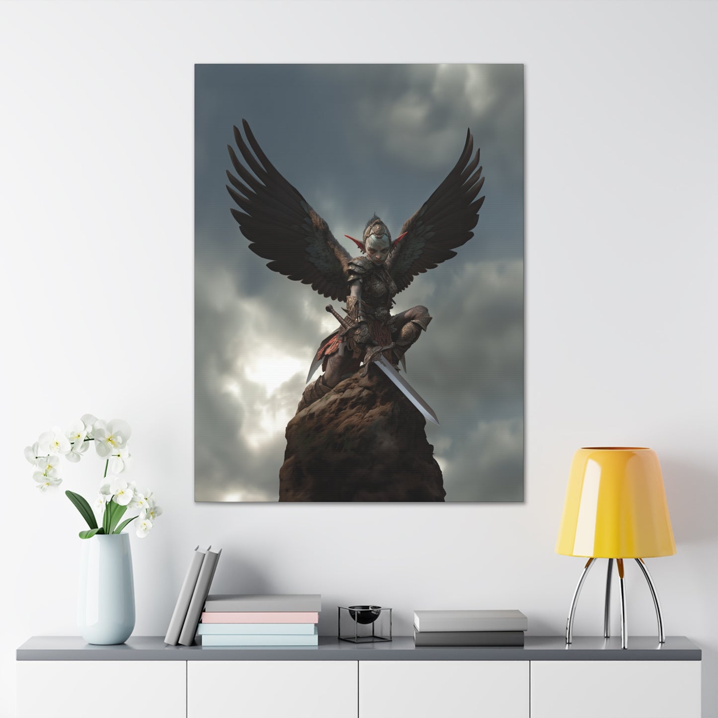 "Goblin Harpy Queens Guard" Canvas Stretched, 0.75" - Print