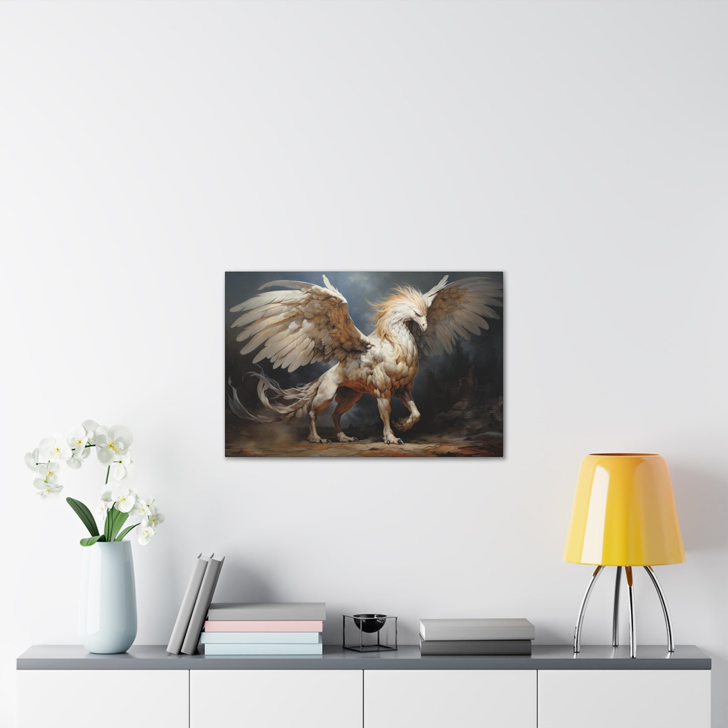 "Hippogriff Havoc"  Canvas Stretched, 0.75" - Print