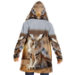 Lynx Owl Microfleece Cloak