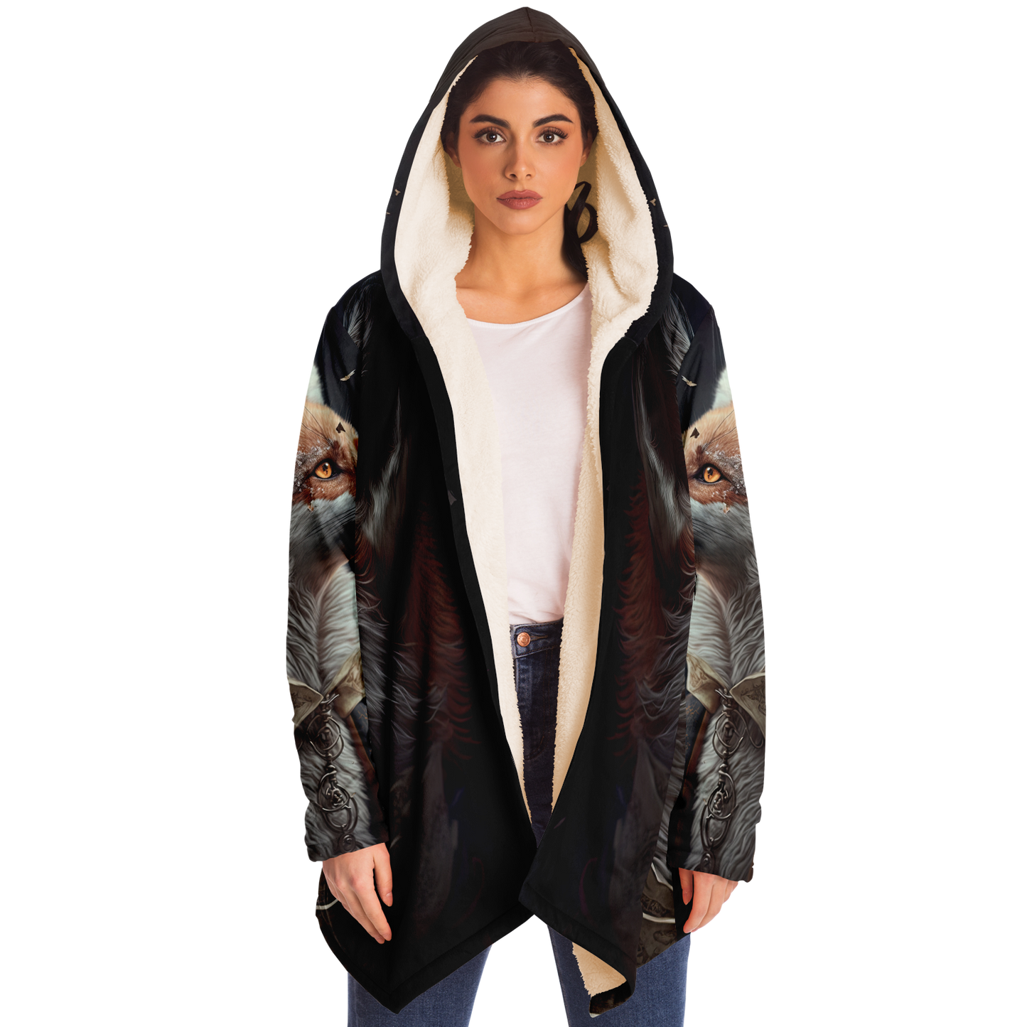 Clever Mr Fox Microfleece Cloak