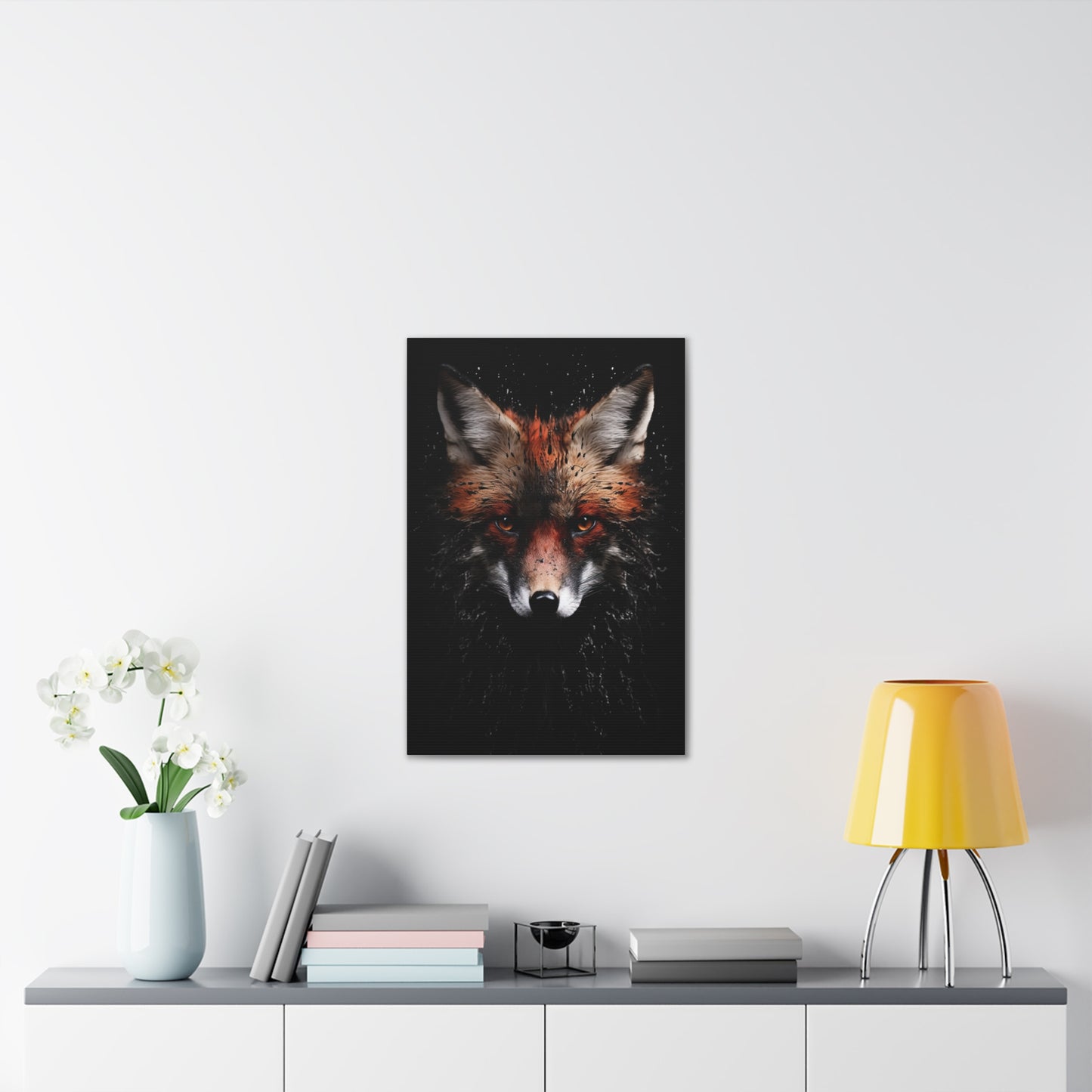 "Fox Burst" Canvas Stretched, 0.75" - Print