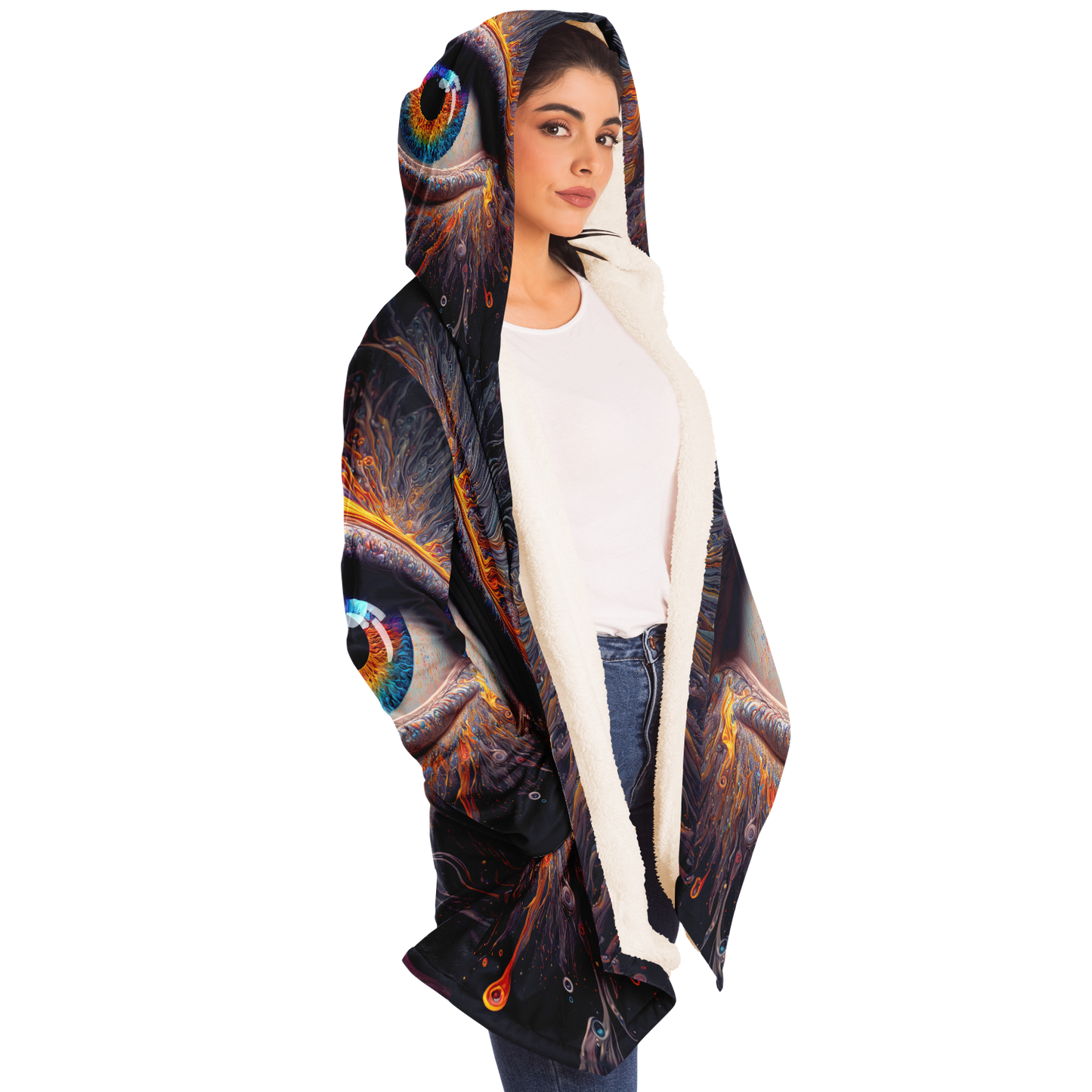 Liquid Dream Sight Microfleece Festival Cloak