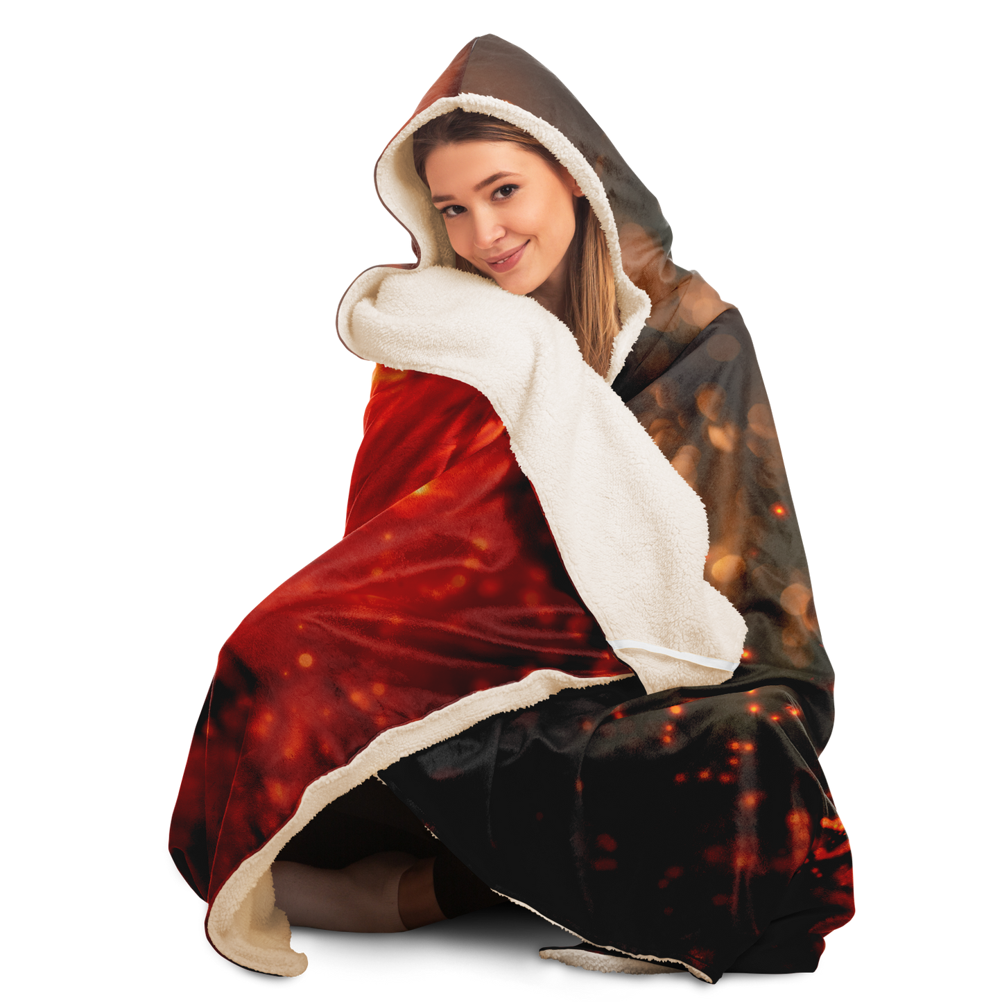 Blazing Grace Phoenix Hooded Blanket