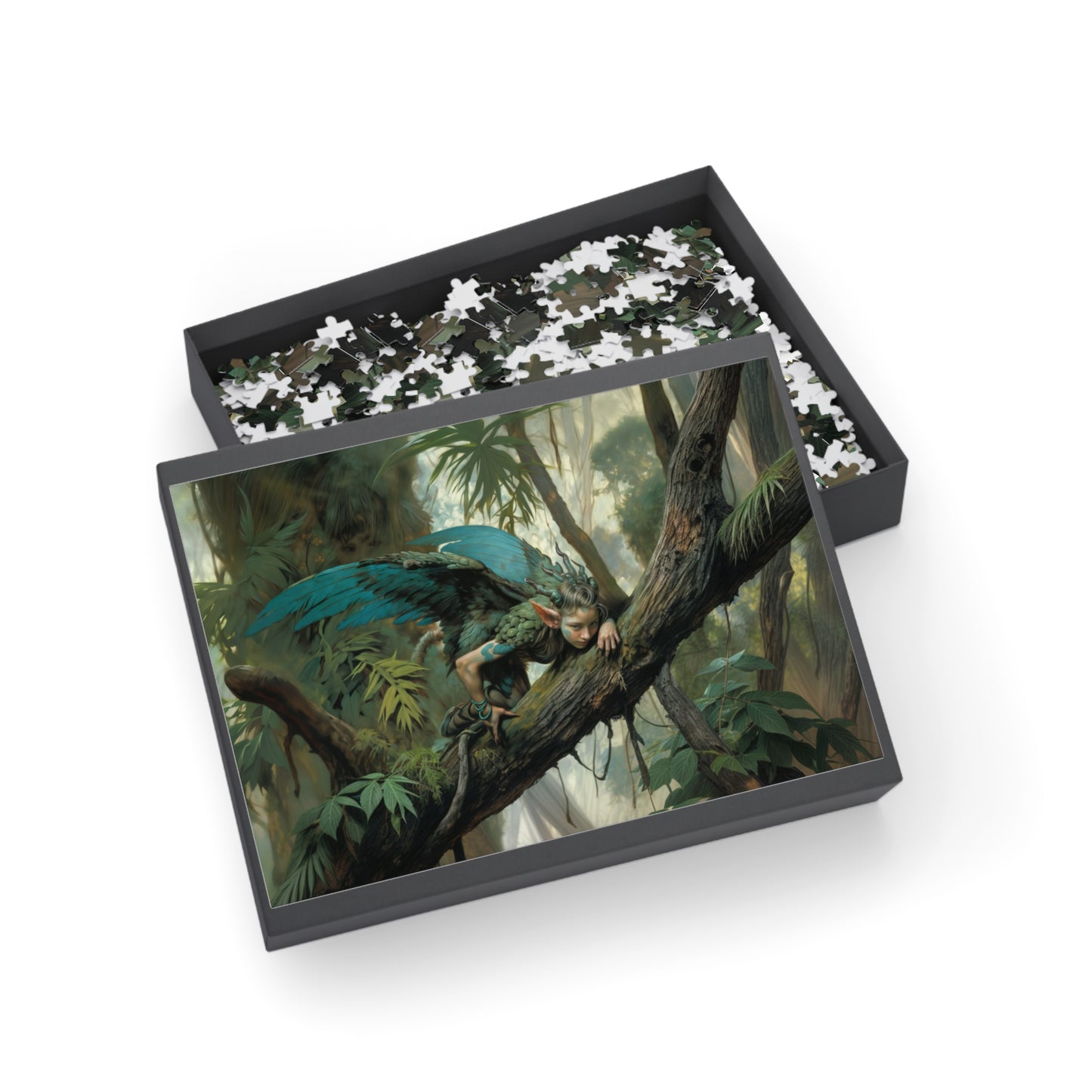 "The Woodland Sprite’s Watcher" Puzzle (500, 1000-Piece)