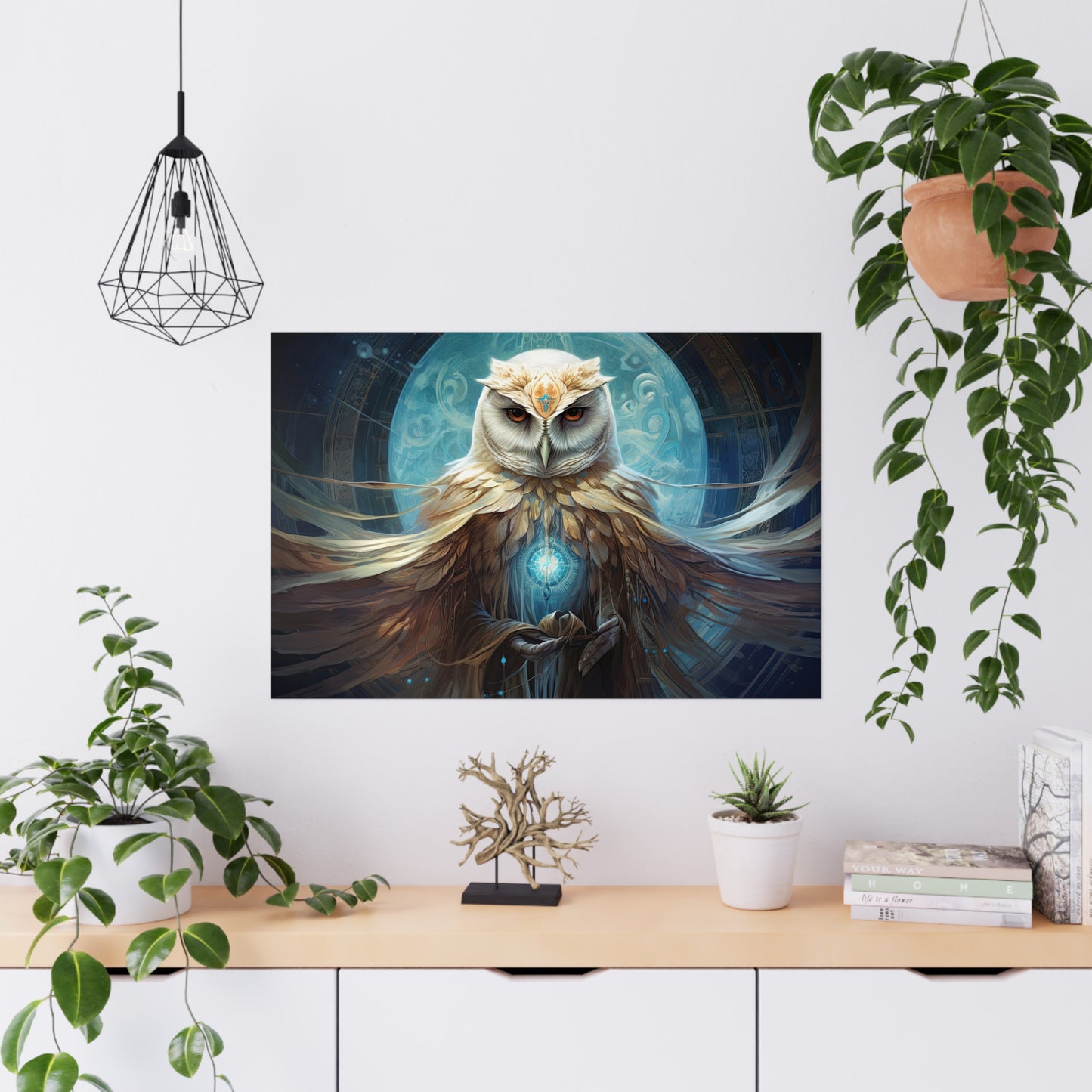 "Owl Deity" Poster - Print