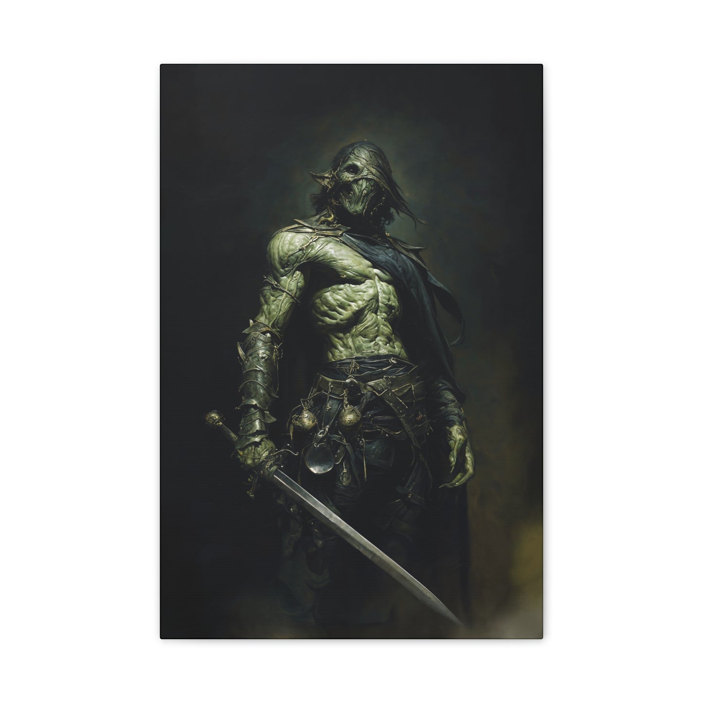 "Dark Elf (The Damned)" Canvas Stretched, 0.75" - Print