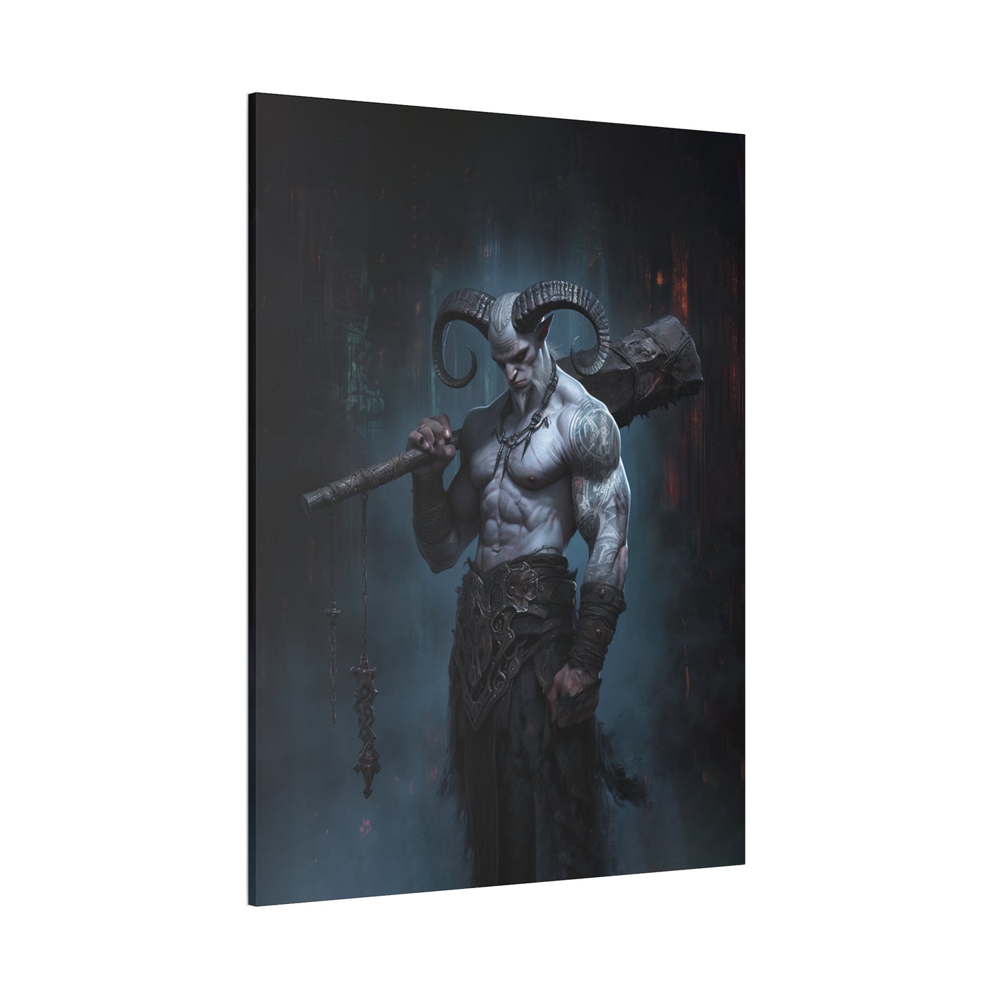 "Fiend" Canvas Stretched, 0.75" - Print